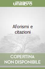 Aforismi e citazioni libro