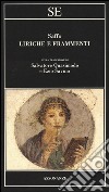 Liriche e frammenti. Testo greco a fronte libro