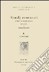 Studj romanzi. Nuova serie. Vol. 3 libro