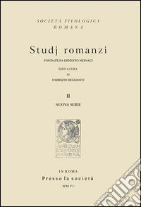 Studj romanzi. Nuova serie. Vol. 2 libro