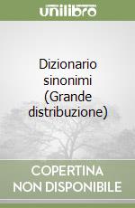 Dizionario sinonimi (Grande distribuzione) libro