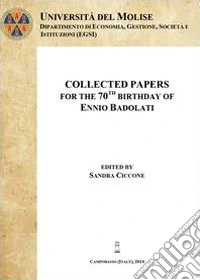 Collected papers for the 70th birthday of Ennio Badolati libro