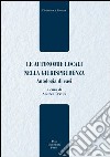 Le autonomie locali nella giurisprudenza. Antologia di casi libro di Pertici A. (cur.)