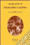 Socialismo e guerra libro