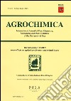 Agrochimica. The hot summer of 2012: some effects on agriculture, forestry and related issues libro