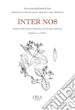 Inter nos. Quaderni della sezione di botanica e geobotanica applicate (2017). Vol. 4 libro