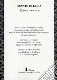 Eppure sono nato
