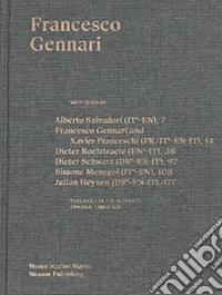 Francesco Gennari. Ediz. italiana, inglese, tedesca e francese libro