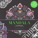 Mandala. Black premium. Colouring book antistress libro