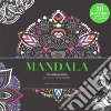 Mandala. Black premium. Colouring book antistress libro