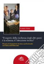 «Il segreto della ricchezza degli altri paesi è la scienza, è l'istruzione tecnica». Percorsi di formazione tecnica e professionale nell'Italia dell'Ottocento libro