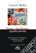 Senso, significato,significatività