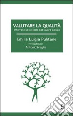 Valutare la qualità. Interventi di sistema nel lavoro sociale libro