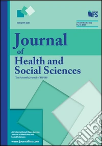 Journal of health and social sciences (2016). Vol. 1: March libro