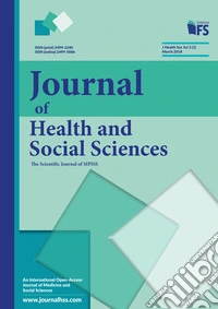 Journal of health and social sciences (2018). Vol. 1: March libro