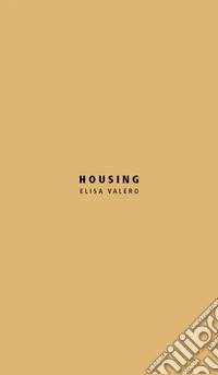 Housing. Elisa Valero libro
