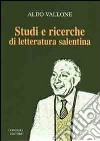 Studi e ricerche di letteratura salentina libro