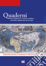 Quaderni del dipartimento di scienze politiche Università Cattolica del Sacro Cuore (2015). Vol. 8 libro