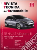 Renault Megane III 1.5dCi dal 11/2008 libro