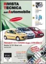 Toyota/Peugeot/Citroen Aygo/107/C1 1.0 12V benzina e 1.4 Diesel libro