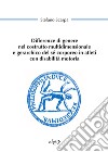 Differenze di genere nel costrutto multidimensionale e gerarchico del sé corporeo in atleti con disabilità motoria libro di Scarpa Stefano