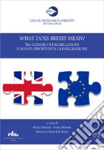 What does Brexit mean? Tra scenari di disgregazione e nuove opportunità di integrazione