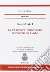 Kant, Hegel, Heidegger in Cornelio Fabro libro