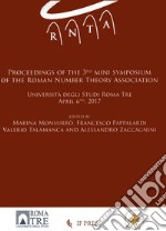 Proceedings of the third mini symposium of the Roman Number Theory Association