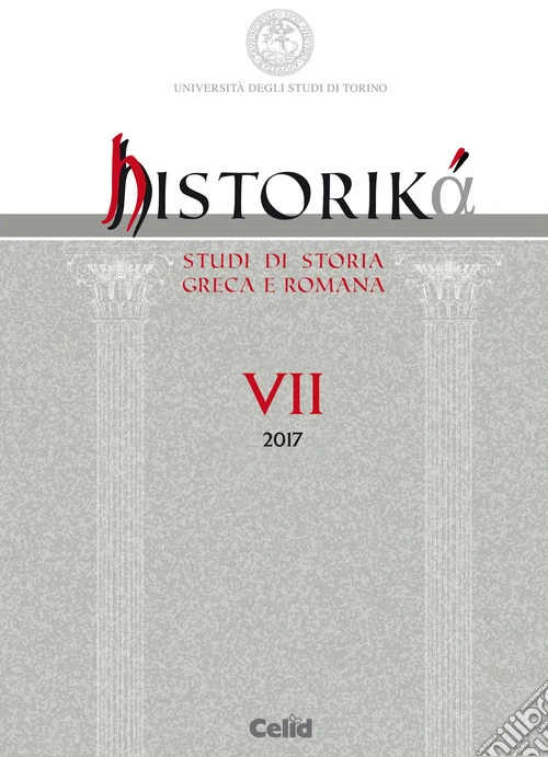 Historiká. Studi di storia greca e romana (2017). Vol. 7
