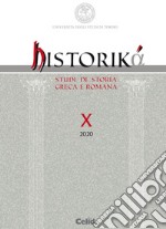 Historiká. Studi di storia greca e romana (2020). Vol. 10 libro