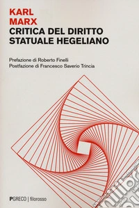 Critica del diritto statuale hegeliano