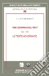 The adversarial text-Le texte adversaire libro