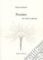 Pensieri in versi e prosa libro