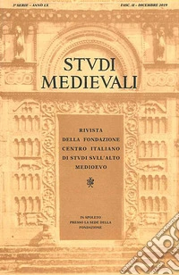 Studi medievali (2019). Vol. 2
