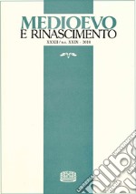 Medioevo e Rinascimento. Nuova serie (32) (2018). Vol. 29 libro