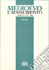 Medioevo e Rinascimento. Nuova serie (32) (2018). Vol. 29 libro