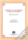 Frammenti di manoscritti conservati ad Arezzo. Archivio di Stato (3.1-3.25) libro