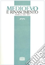 Medioevo e Rinascimento. Nuova serie (33) (2019) libro