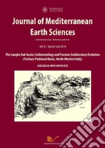 Journal of Mediterranean earth sciences. Vol. 6: Special issue 2014 libro