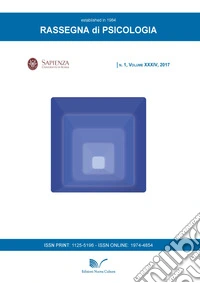 Rassegna di Psicologia (2017). Vol. 1 libro