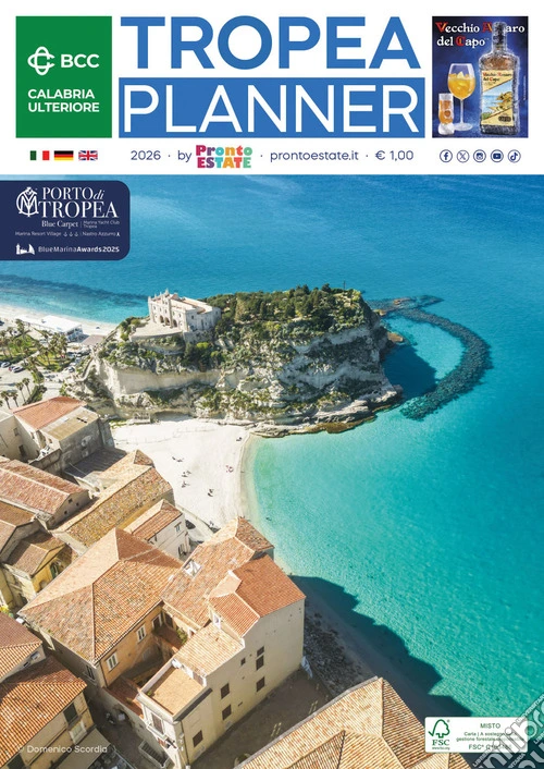 Tropea Planner 2026. Ediz. italiana, inglese e tedesca