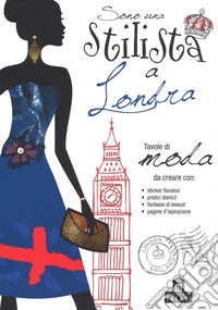 Sono una stilista a Londra. Con adesivi libro