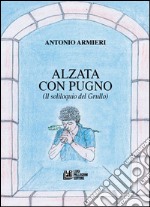 Alzata con pugno libro