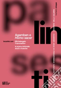Palinsesti. Vol. 5: Agamben e Homo sacer libro