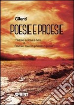 Poesie e proesie libro