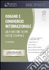 Dogane e commercio internazionale libro