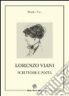 Lorenzo Viani scrittore e poeta libro di Testi Manrico