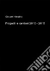 Progetti e cantieri 2010-2018 libro