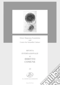 Rivista internazionale di diritto comune (2018). Vol. 29 libro