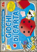 Giochi di carta. Colora, costruisci, attacca gli stickers. Vol. 1 libro